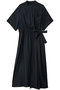 キュプラツイルドロストベルトワンピース ランバン オン ブルー/LANVIN en Bleu ネイビー