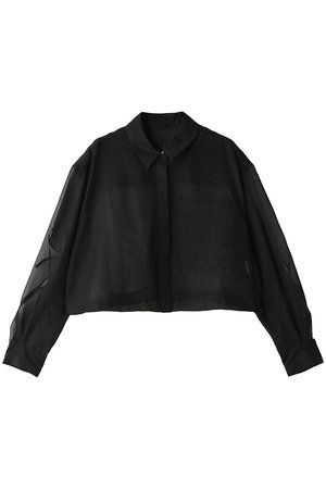 ランバン オン ブルー/LANVIN en Bleuのリボンスリーブシアーシャツ
