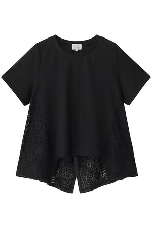 ランバン オン ブルー/LANVIN en Bleuのレースコンビカットソー(110100/110102)