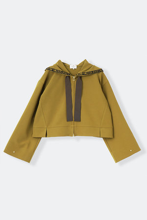 ランバン オン ブルー/LANVIN en Bleuの【予約販売】ロゴレーステープフーディー(110100/110105)