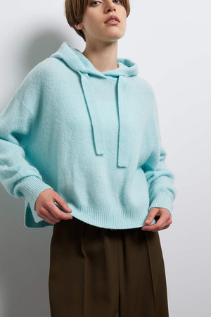 ランバン オン ブルー/LANVIN en Bleuの【予約販売】シャギーフーデッドニット(110300/110301)
