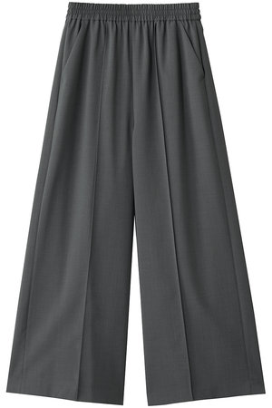 ランバン オン ブルー/LANVIN en Bleuのドライポリエステルゴムワイドパンツ(110600/110601)