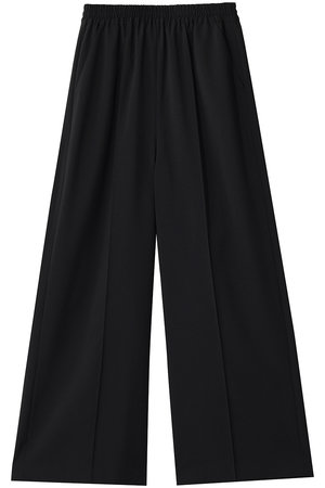 ランバン オン ブルー/LANVIN en Bleuのドライポリエステルゴムワイドパンツ(110600/110601)