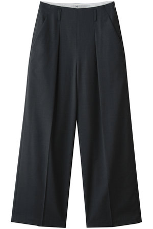 ランバン オン ブルー/LANVIN en Bleuのウールトロセミワイドパンツ(110600/110601)