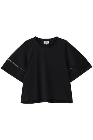 ランバン オン ブルー/LANVIN en Bleuのロゴレーステープカットソー(110100/110102)
