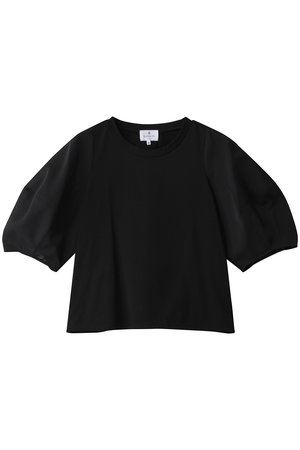 ランバン オン ブルー/LANVIN en Bleuのクロップドコンビカットソー(110100/110102)