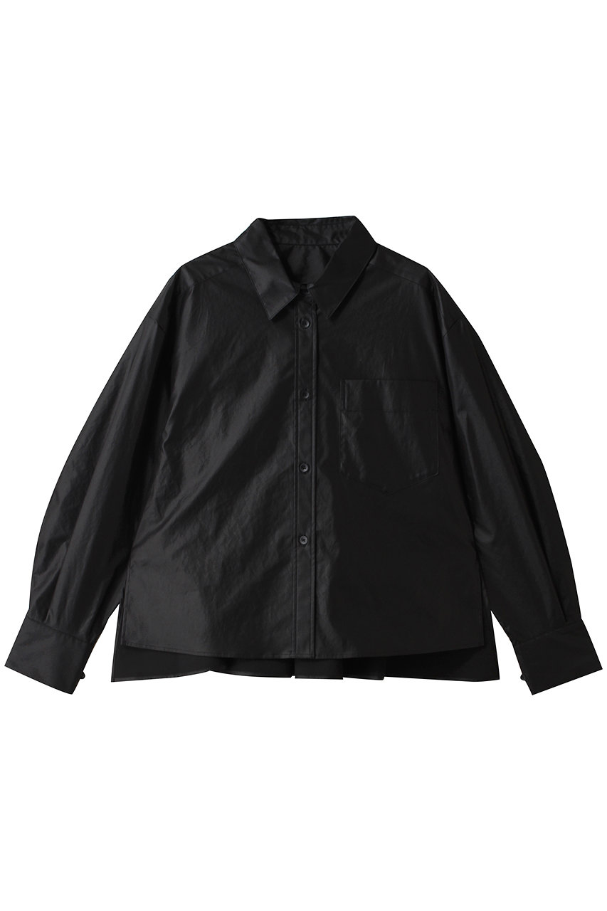 ランバン オン ブルー/LANVIN en Bleuのフレアシャツ(ブラック/3686607)