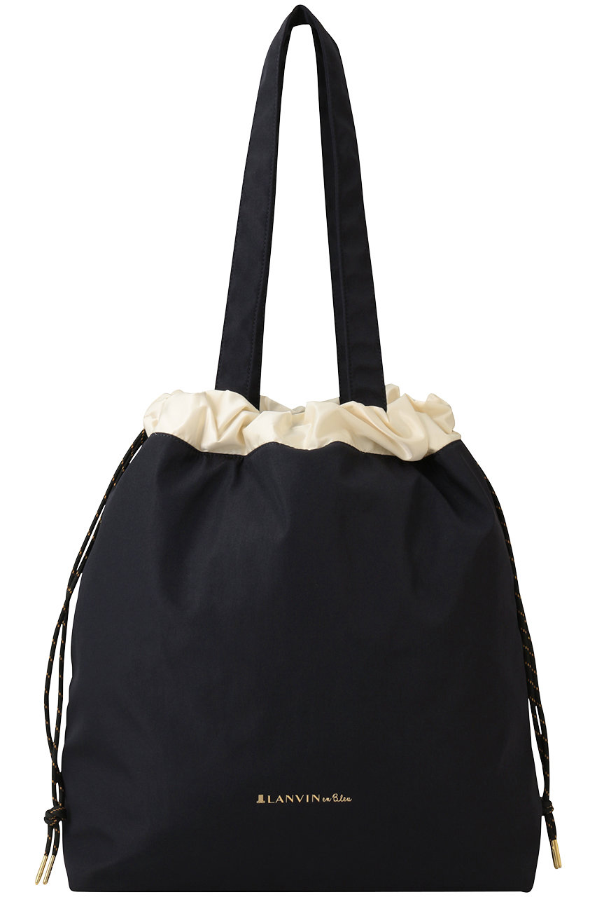 ランバン オン ブルー/LANVIN en Bleuのバイカラードロストトート(ネイビー/3696007)