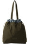 バイカラードロストトート ランバン オン ブルー/LANVIN en Bleu カーキ