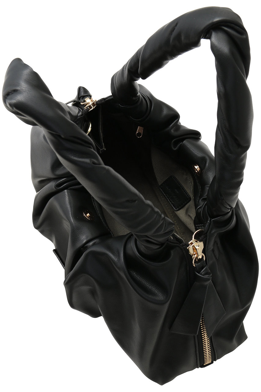 LANVIN ランバン レザー 切返し 裏ボア ジッパー デザイン コート 50 LANVIN ランバン レザー 切返し 裏ボア ジッパー デザイン コート 50
