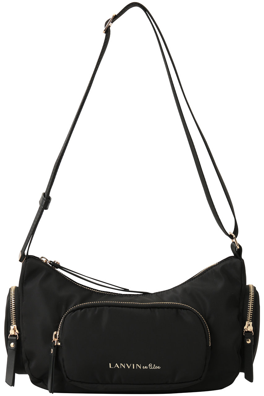 ランバン オン ブルー/LANVIN en Bleuのジップポケットショルダーバッグ(ゴールド/3696019)