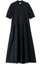 ニットコンビフレアワンピース ランバン オン ブルー/LANVIN en Bleu ネイビー