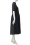 ニットコンビフレアワンピース ランバン オン ブルー/LANVIN en Bleu