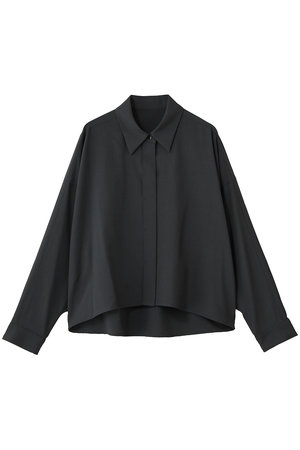 ランバン オン ブルー/LANVIN en Bleuのウールトロピカルドルマンフォルムシャツ(110400/110403)