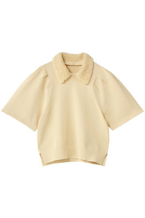 ランバン オン ブルー/LANVIN en Bleuのフラッグヤーンカラー2ｗａｙニット(110300/110301)