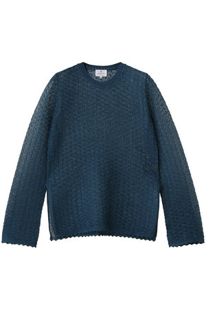 ランバン オン ブルー/LANVIN en Bleuのラメレースニット(110300/110301)