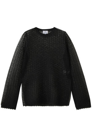 ランバン オン ブルー/LANVIN en Bleuのラメレースニット(110300/110301)