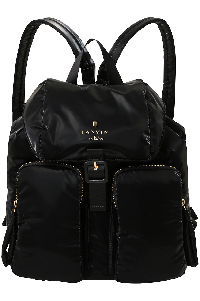 ランバン オン ブルー/LANVIN en Bleuのグラトー フラップバックパック485040(ブラック/3686010)