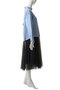 チュールコンビシャツワンピース ランバン オン ブルー/LANVIN en Bleu