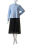 チュールコンビシャツワンピース ランバン オン ブルー/LANVIN en Bleu