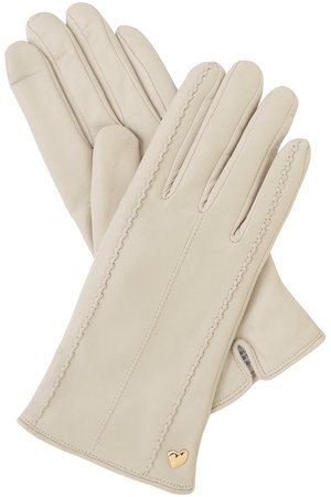ランバン オン ブルー/LANVIN en Bleuのハートチャームレザーグローブ(140600/140601)