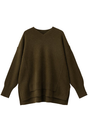ランバン オン ブルー/LANVIN en BleuのＶネックラクーンニット(110300/110301)
