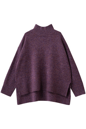 ランバン オン ブルー/LANVIN en Bleuのメランジハイネックニット(110300/110301)