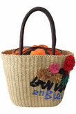 フラワーガーデンカゴバッグ