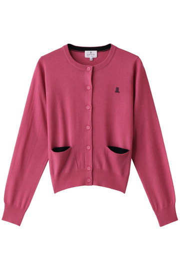 LANVIN en Bleu ランバン オン ブルー 【予約販売】【WEB限定】アイコン刺しゅうカーディガン ピンク