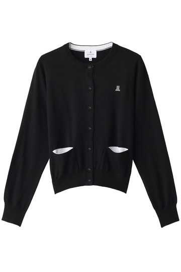 LANVIN en Bleu ランバン オン ブルー 【予約販売】【WEB限定】アイコン刺しゅうカーディガン ブラック