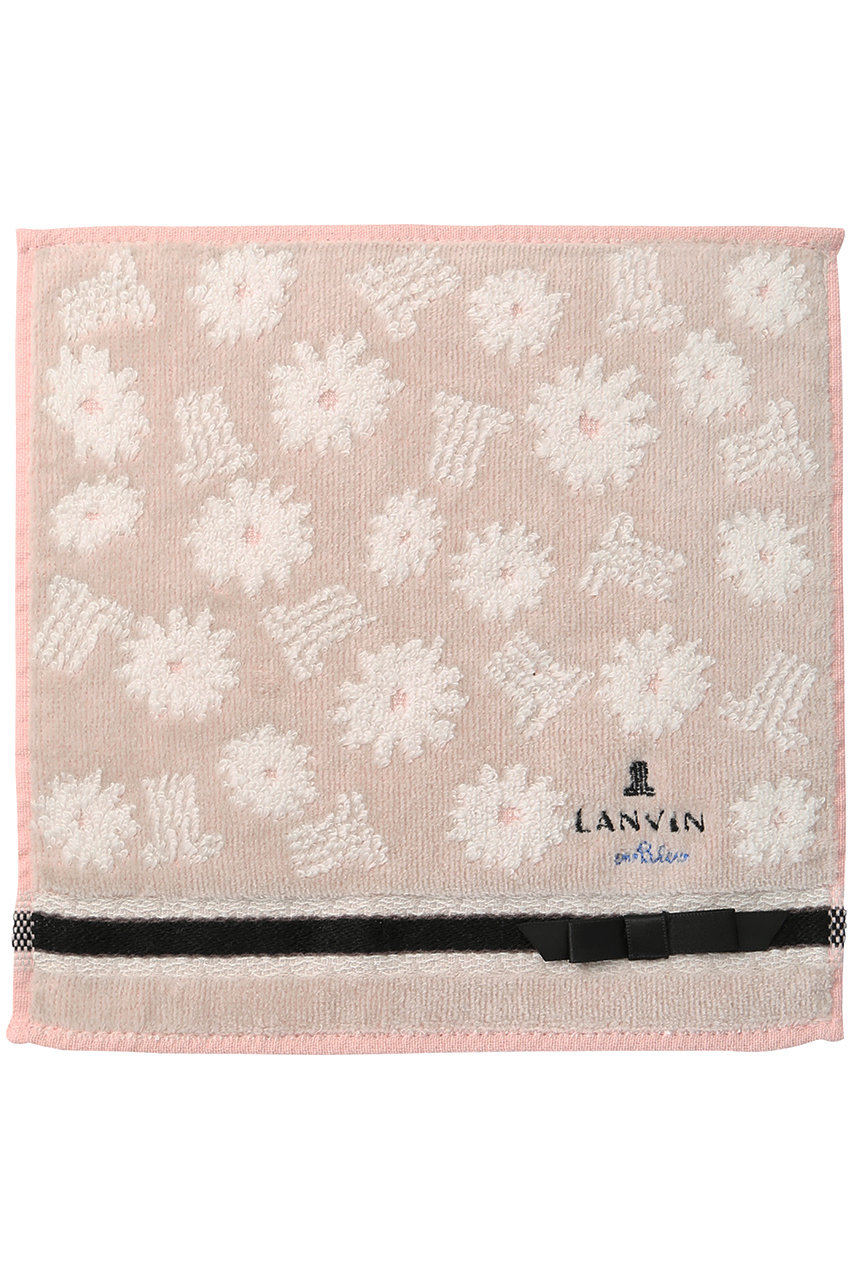 LANVIN en Bleu ランバン オン ブルー フラワー JL タオル グレー
