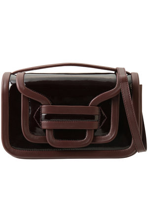 ピエール アルディ/PIERRE HARDYのALPHA MAXI パテントコンビ2wayハンドバッグ(120600/120602)