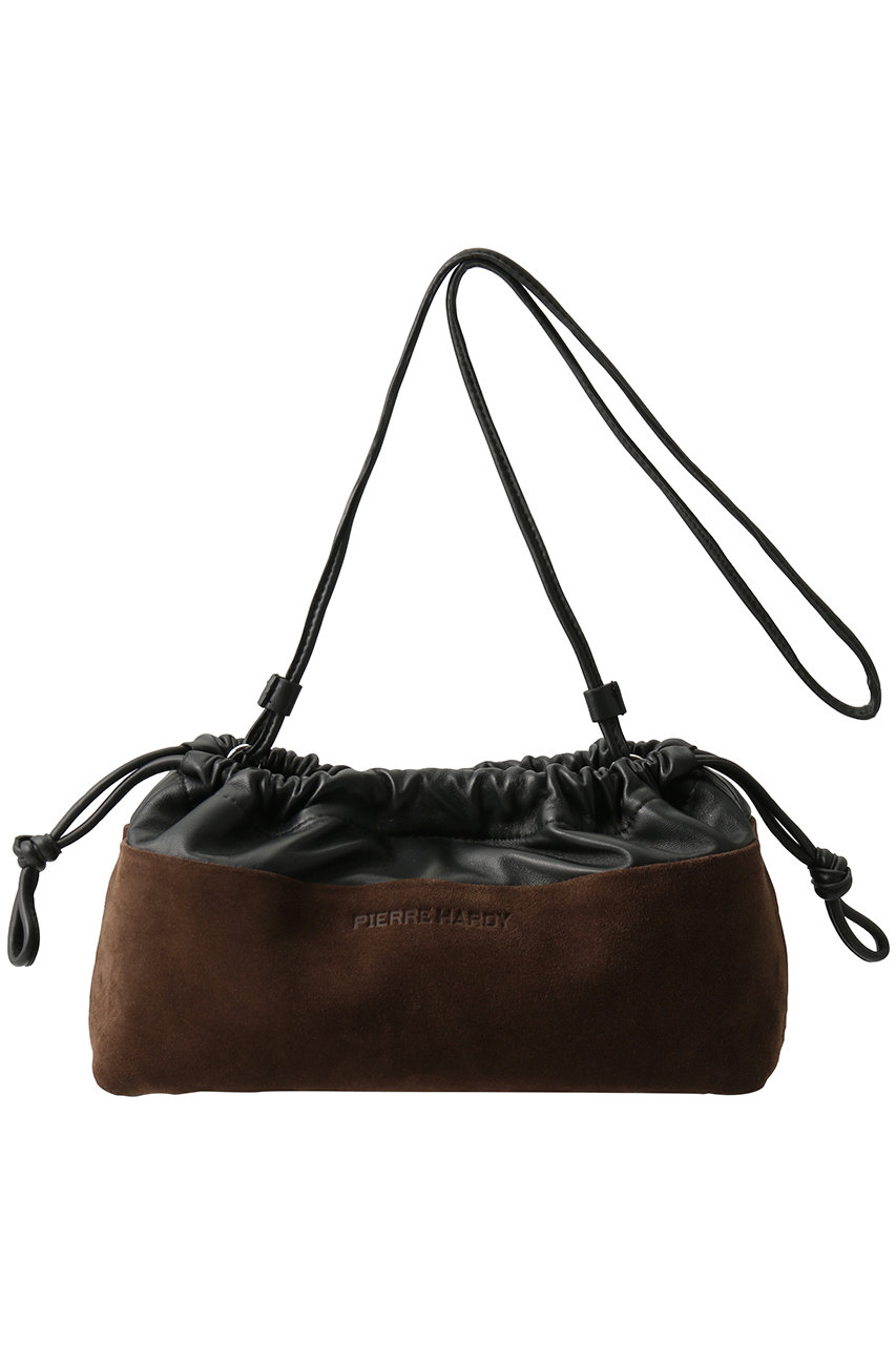 PIERRE HARDY TWIN スエードコンビ2wayクラッチバッグ (ダークブラウン×ブラック, F) ピエール アルディ ELLE SHOP PIERRE HARDY TWIN スエードコンビ2wayクラッチバッグ (ダークブラウン×ブラック, F) ピエール アルディ ELLE SHOP