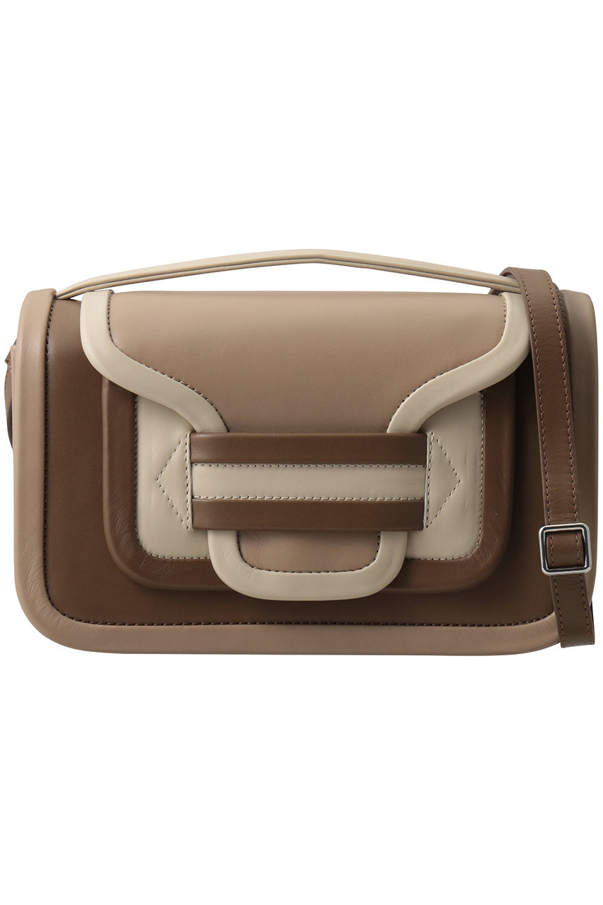 ピエール アルディ/PIERRE HARDYのALPHA MAXI 2wayハンドバッグ(トープ×キャメル×オフホワイト/XR04)