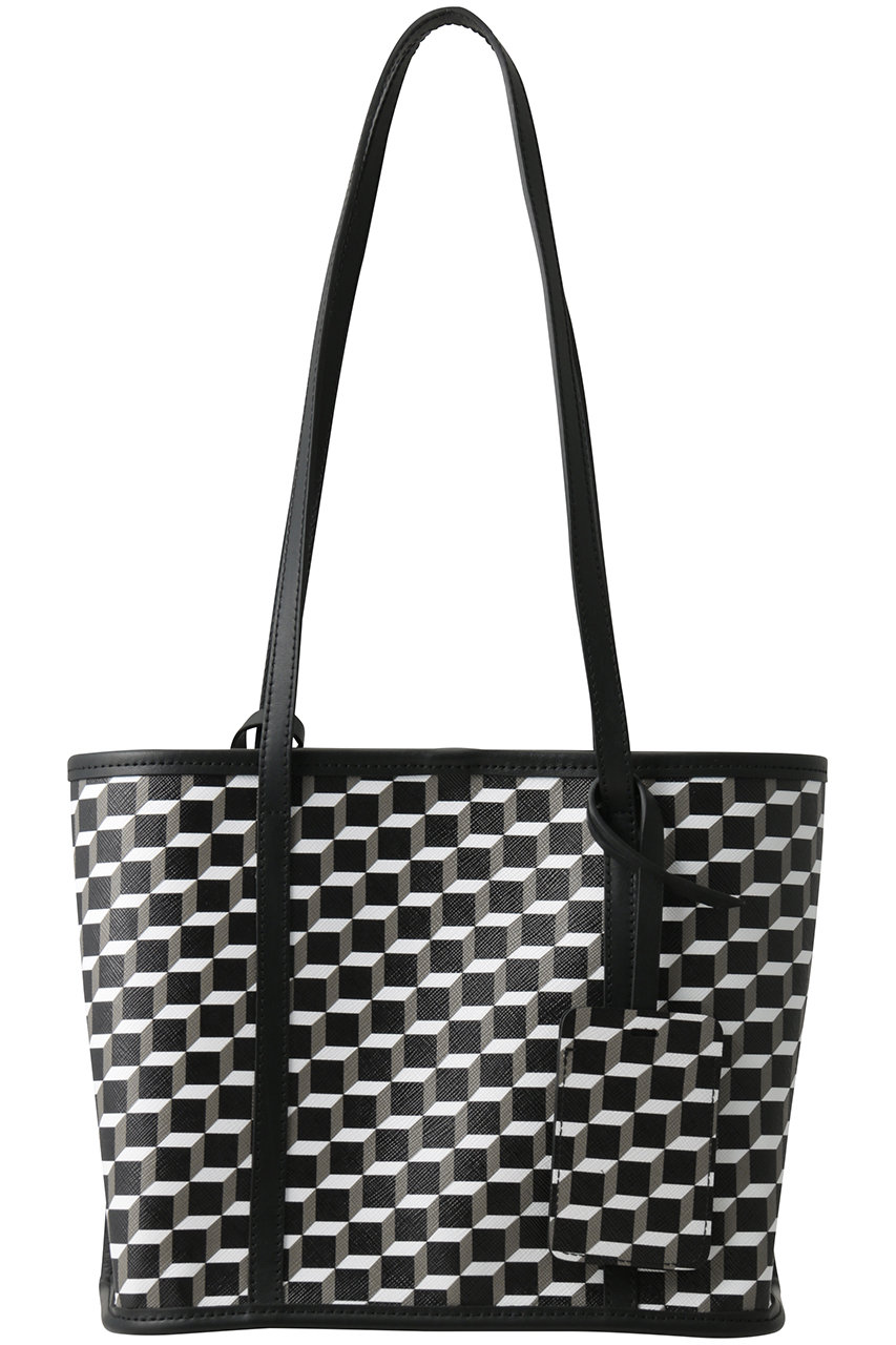 ピエール アルディ/PIERRE HARDYのCAB MINI トートバッグ(ブラック/ホワイト×ブラック/AGV3)