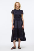 美品 3.1 フィリップリム　ビジュー付き　ワンピース ネイビー 結婚式 3.1 Phillip Lim(3.1 フィリップ リム)｜BROIDERIE ANGLAISE