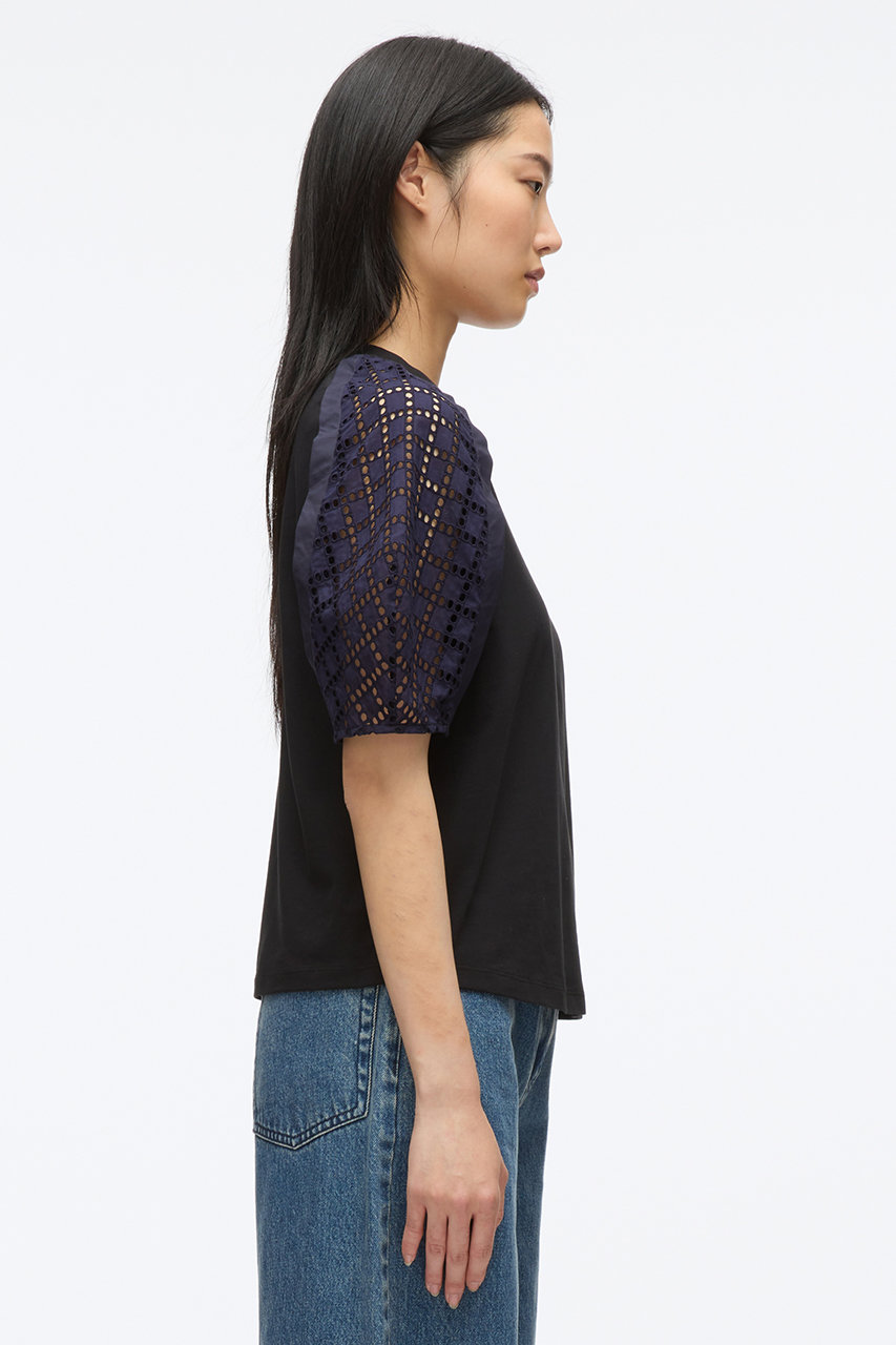 3.1 PHILLIP LIM フィリップリム Tシャツ 半袖 ブラック XS 3.1 Phillip Lim(3.1 フィリップ リム)｜BOUQET 刺しゅう