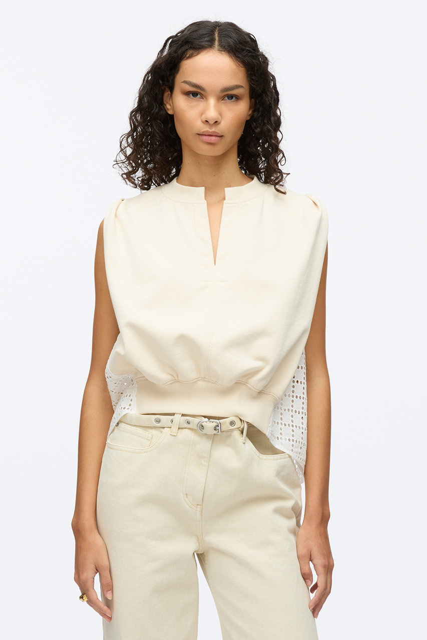 Sl French Terry Shirred Top – 3.1 Phillip Lim