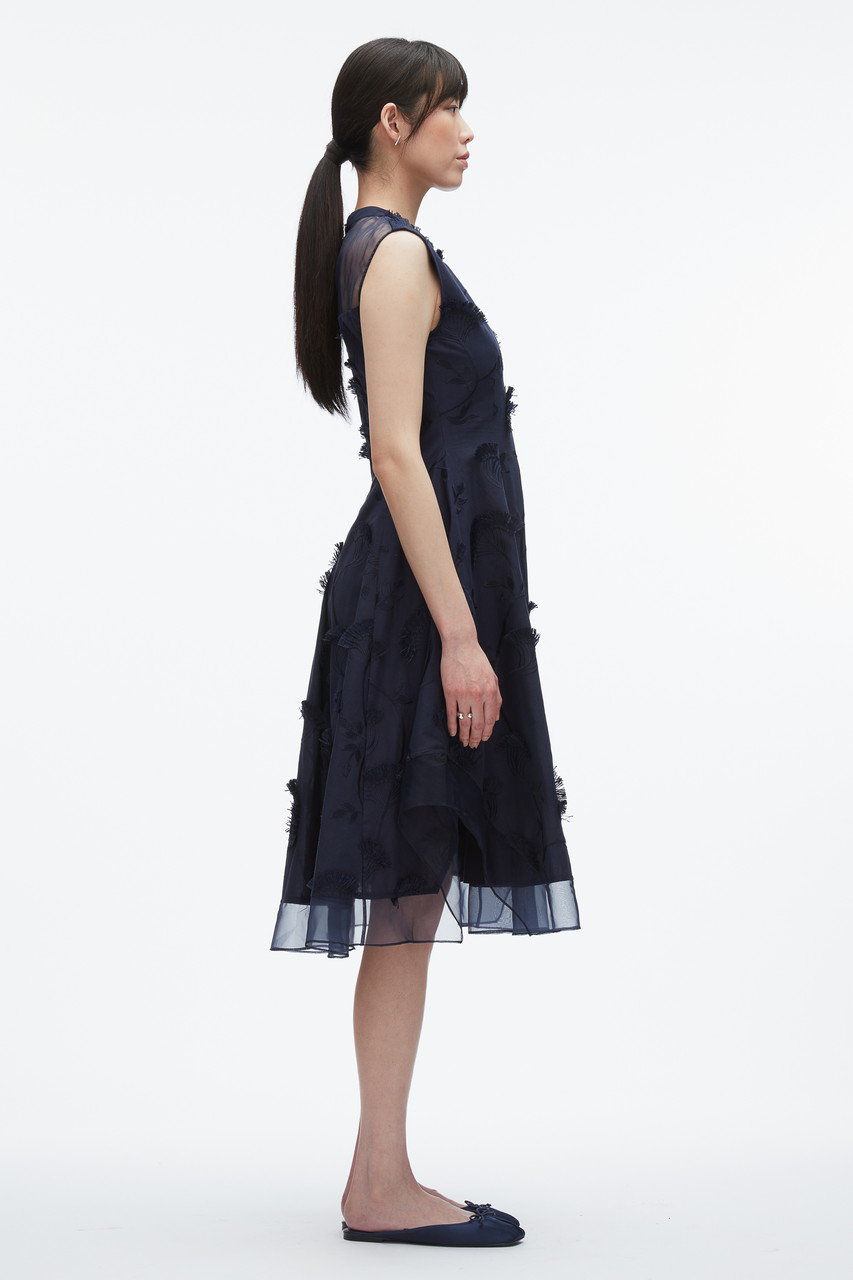 フィリップリム【3.1 Phillip Lim】ドレス　ネイビー 3.1 Phillip Lim(3.1 フィリップ リム)｜オーガンジー コンビ