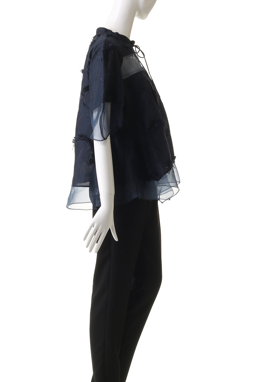 定価16万　3・1 Phillip Lim レザー　コンビ　ブルゾン　ストライプ narifuri（ナリフリ）の「レザーライクフライトブルゾン