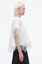 オーガンジー コンビネーション ショートスリーブ フラウンス トップス 3.1 フィリップ リム/3.1 Phillip Lim