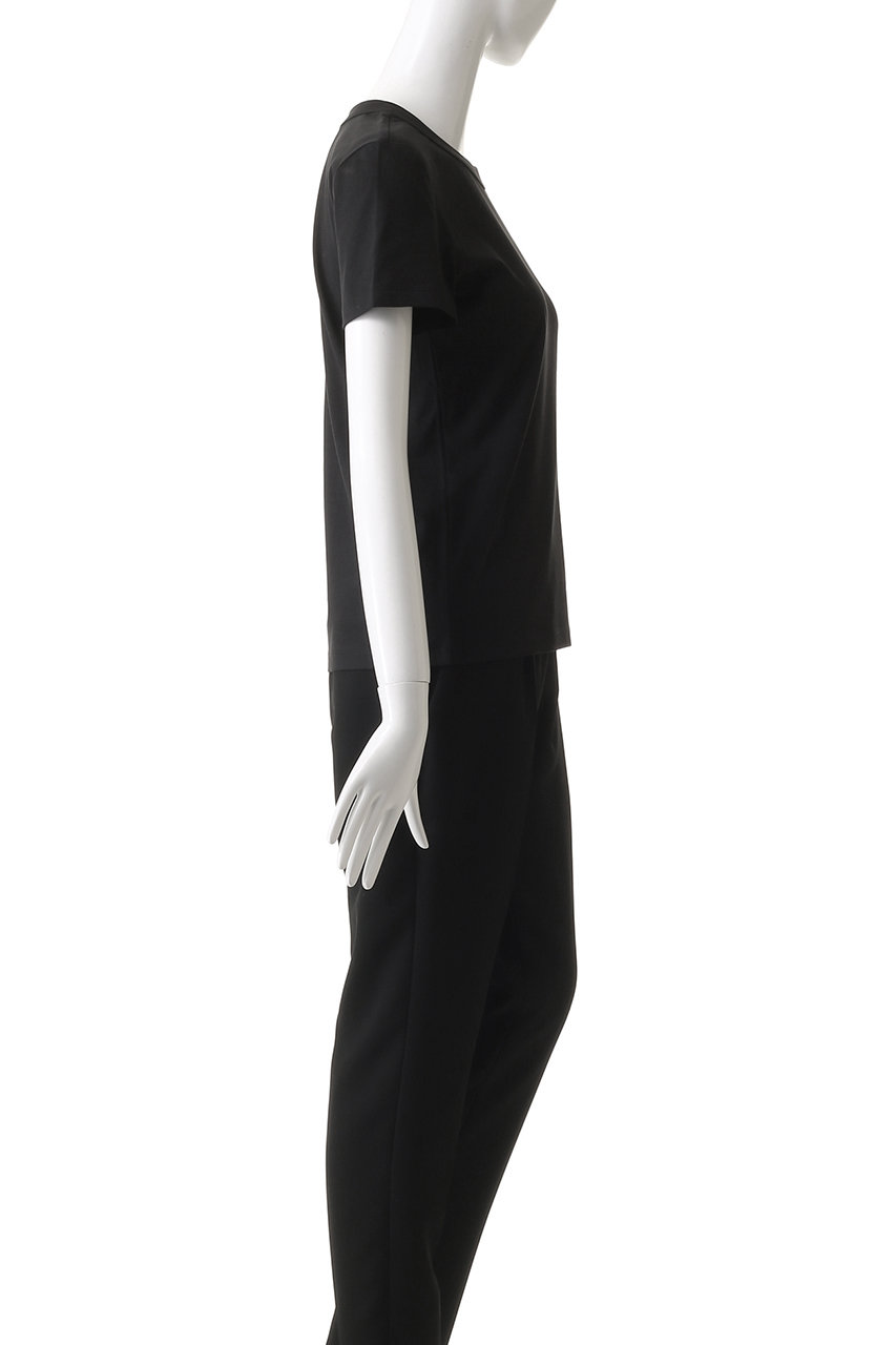 3.1 Phillip Lim（スリーワンフィリップリム）デザインカットソー　黒 シルクノースリーブカットソー 05 ブラック【3.1 Phillip Lim