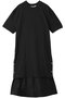 オーバーサイズTシャツ コンビ ドレス 3.1 フィリップ リム/3.1 Phillip Lim ブラック