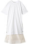 オーバーサイズTシャツ コンビ ドレス 3.1 フィリップ リム/3.1 Phillip Lim ホワイト