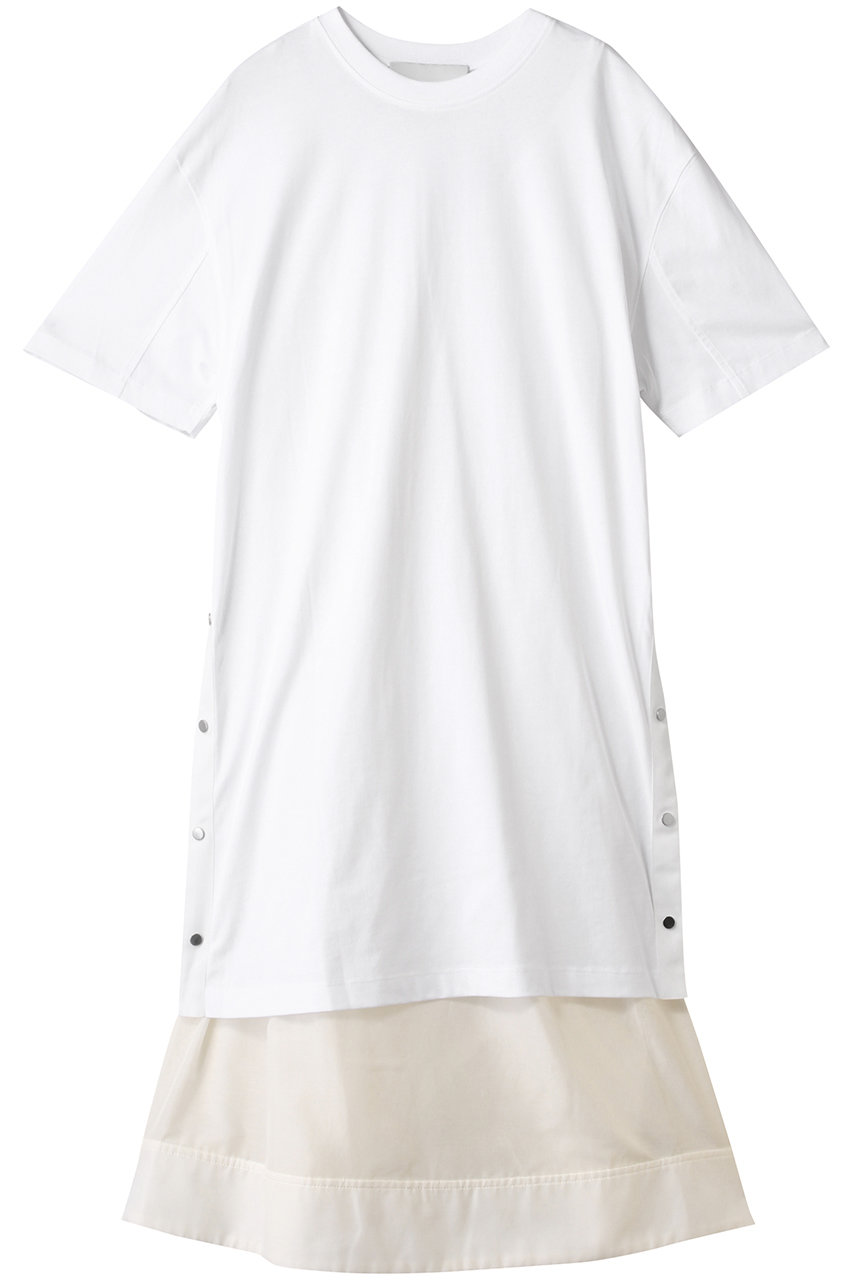 3.1 Phillip Lim オーバーサイズTシャツ コンビ ドレス (ホワイト, S) 3.1 フィリップ リム ELLE SHOP 3.1 Phillip Lim オーバーサイズTシャツ コンビ ドレス (ホワイト, S) 3.1 フィリップ リム ELLE SHOP
