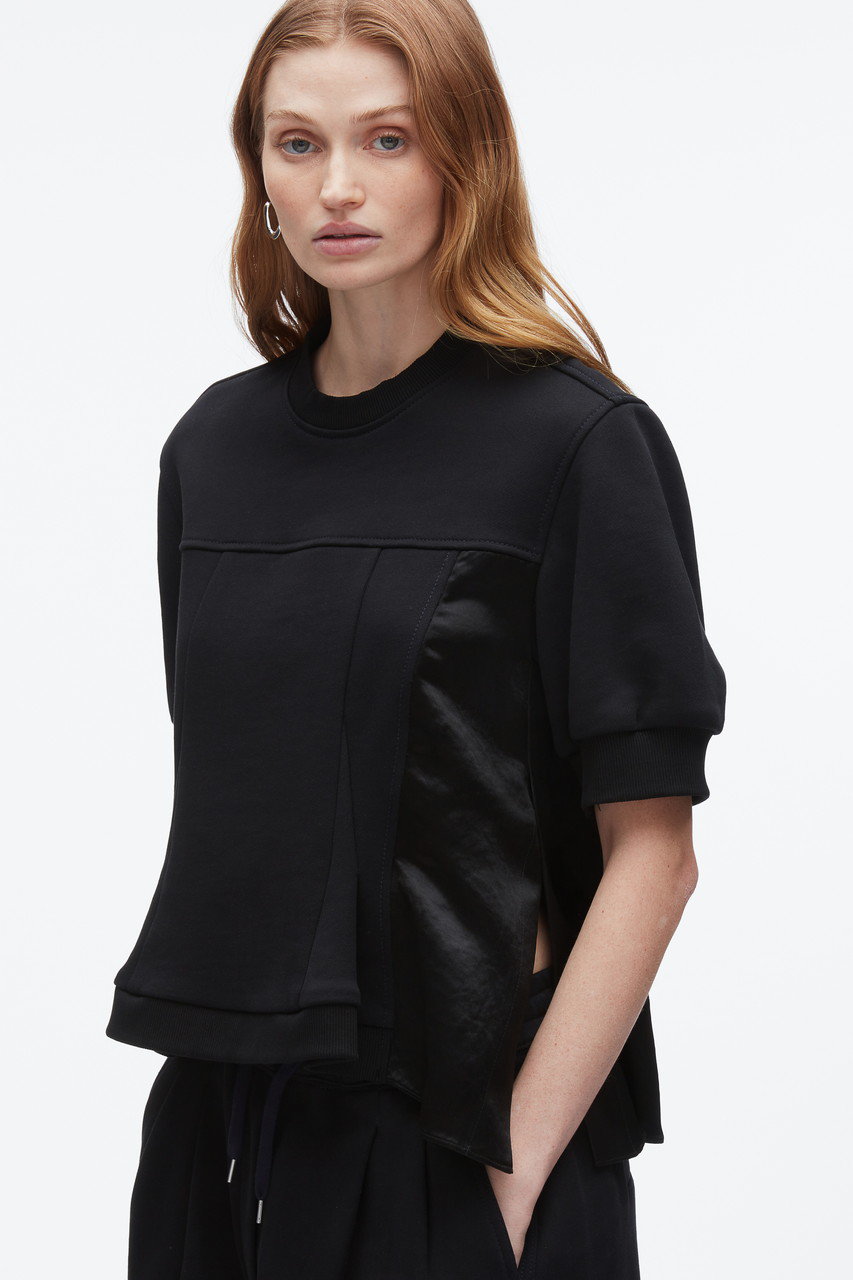 3.1 Phillip Lim(3.1 フィリップ リム)｜SATIN コンビ パフスリーブ 