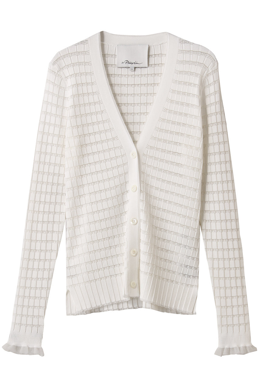 3.1 Phillip Lim ロングスリーブ Vネックカーディガン (アイボリー, S) 3.1 フィリップ リム ELLE SHOP 3.1 Phillip Lim ロングスリーブ Vネックカーディガン (アイボリー, S) 3.1 フィリップ リム ELLE SHOP