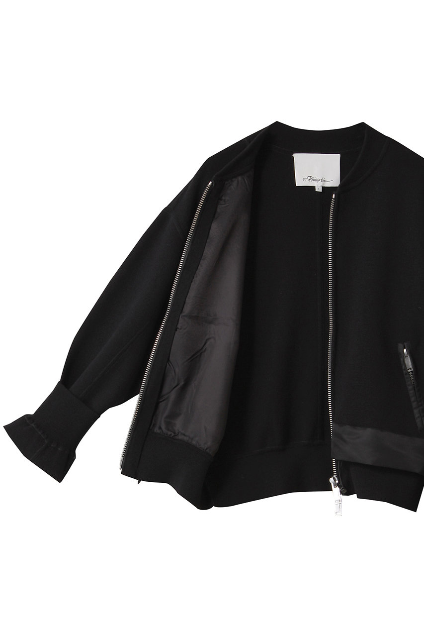 【3.1 PHILLIP LIM】ダブルレイヤー ボンバージャケット 3.1 Phillip Lim(3.1 フィリップ リム)｜ダブル レイヤード