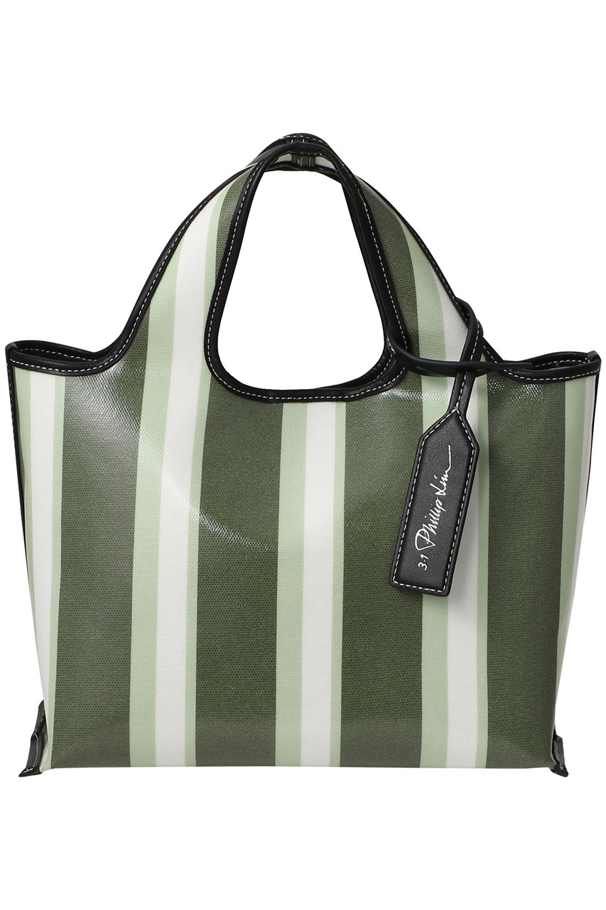3.1 Phillip Lim DUAL STRIPE MINI MARKET トートバッグ (タイムマルチ, F) 3.1 フィリップ リム ELLE SHOP 3.1 Phillip Lim DUAL STRIPE MINI MARKET トートバッグ (タイムマルチ, F) 3.1 フィリップ リム ELLE SHOP