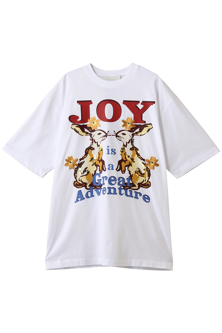 3.1 Phillip Lim JOY IS A GREAT ADVENTURE Tシャツ (ホワイトマルチ, S) 3.1 フィリップ リム ELLE SHOP 3.1 Phillip Lim JOY IS A GREAT ADVENTURE Tシャツ (ホワイトマルチ, S) 3.1 フィリップ リム ELLE SHOP